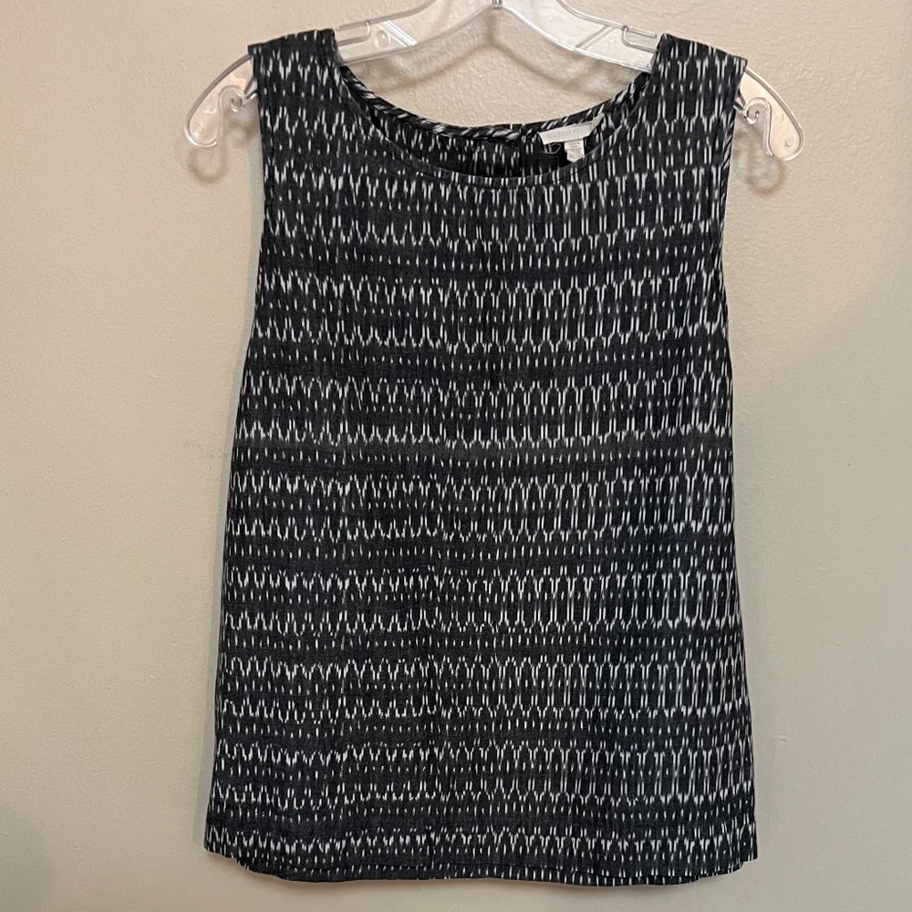 Eileen Fisher Sleeveless Cotton Shirt - Size XL